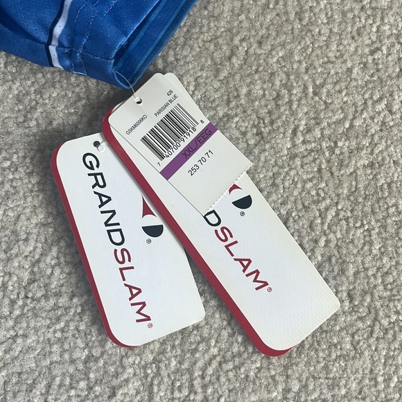 Grand Slam Men’s Striped Air Flow Golf Shirt NWT - Picture 6 of 6